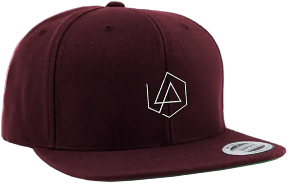 Download Lp Hex Logo Maroon Snapback Hat Linkin Park Baseball Cap Png Linkin Logo