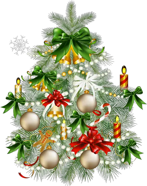 Swirl Christmas Tree Png