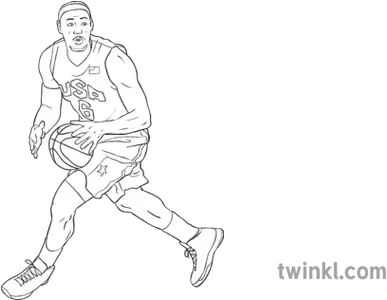 Basketball Player Lebron James Black And White Illustration Face Mask Kids Black And White Png Lebron James Png