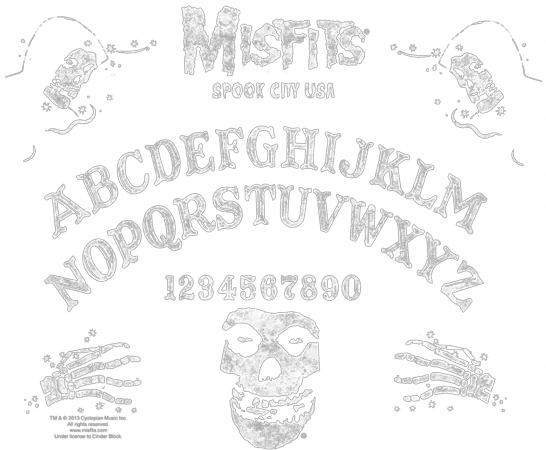 Misfits Ouija Board Adult Work Shirt T Shirts Ouija Board Png Ouija Board Png