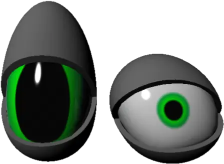 Deformable Toon Eye 3d Model 3d Eye Png Cartoon Eyes Png