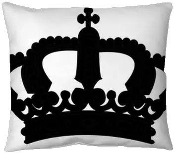 Crown Silhouette Vector Pillow Cover U2022 Pixers We Live To Change King Crown Clipart Black And White Png Crown Silhouette Png png