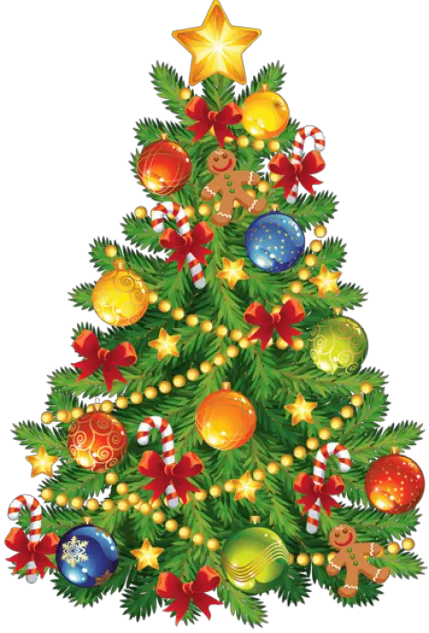 Neon Christmas Tree Png