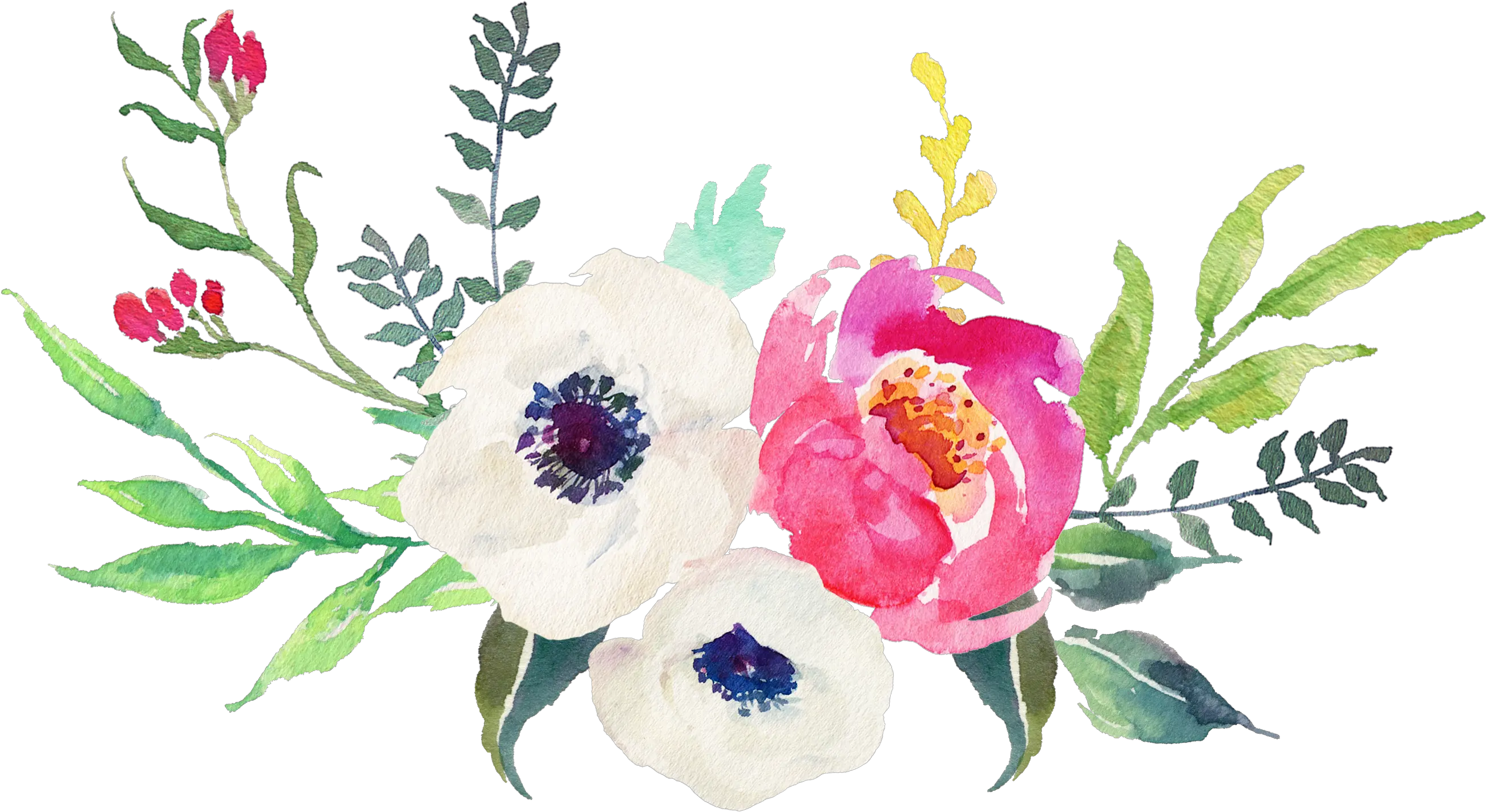 Download Hd Watercolour Stickers Tumblr Flowers Sticker Flower Png Transparent Flowers Transparent Tumblr