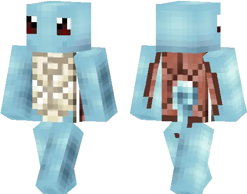 Squirtle Minecraft Pe Skins Squirtle Minecraft Skin Png Squirtle Transparent