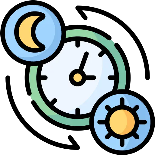 Day And Night Free Time And Date Icons Png Night Time Icon