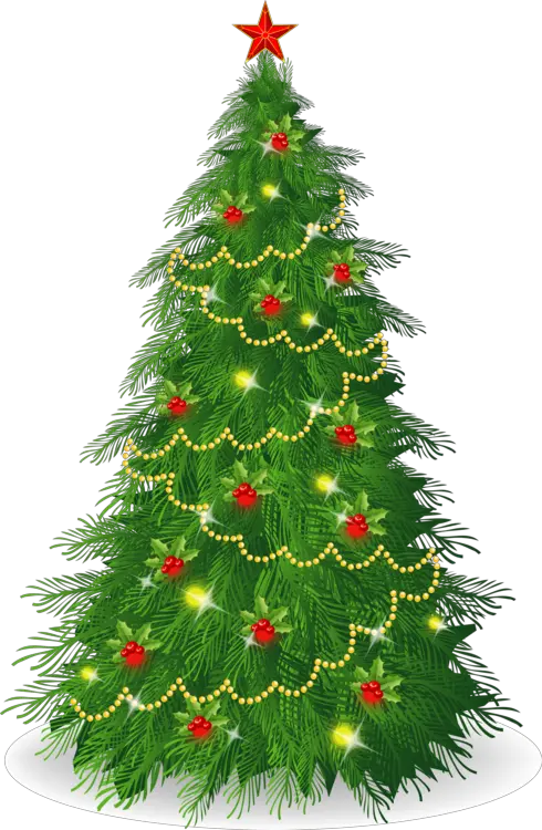 Glowing Christmas Tree Png