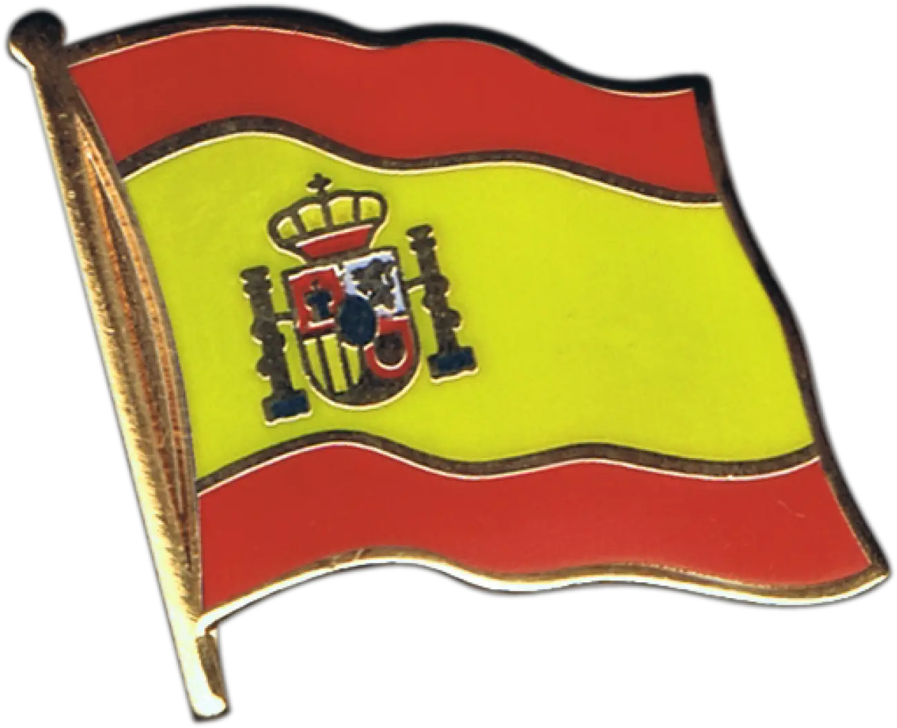 Spain Flag Pin Badge Brunei Flag Pin Badge 2x2cm Full Easy Simple Mexico Flag Png Flags Icon Spain