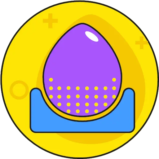 Make Up Egg Vector Icons Free Download In Svg Png Format Dot Egg Icon Vector