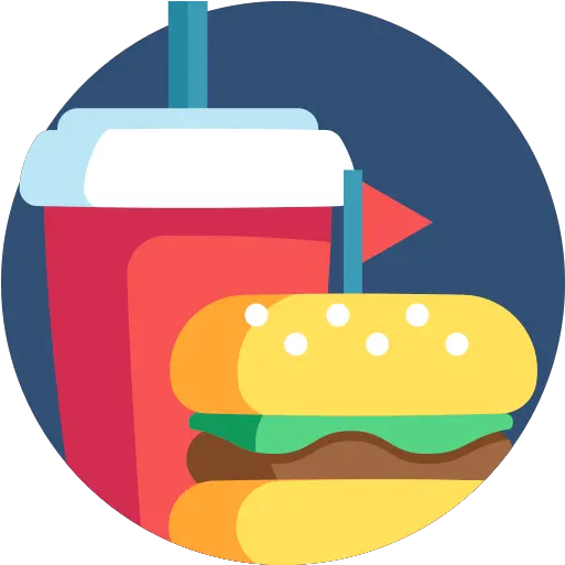 Fast Food Free Food Icons Hamburger Bun Png Food And Beverage Icon png