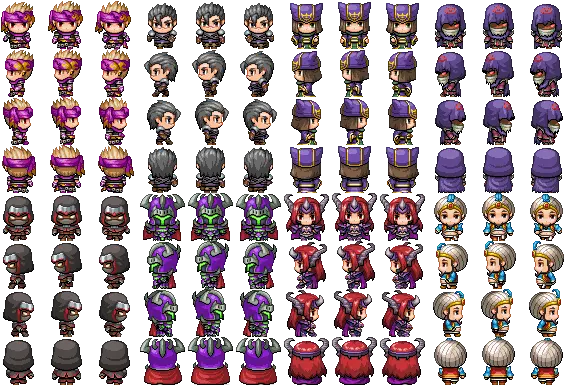 Need Evil Knight Recolor Mv Battler Rpg Maker Forums Rpg Maker Vx Sprites Png Evil Png