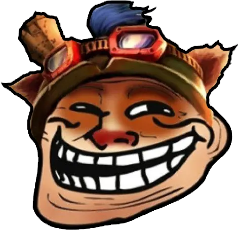 Lol Teemo Troll Face Png Most Annoying Champion Lol Troll Face Png No Background