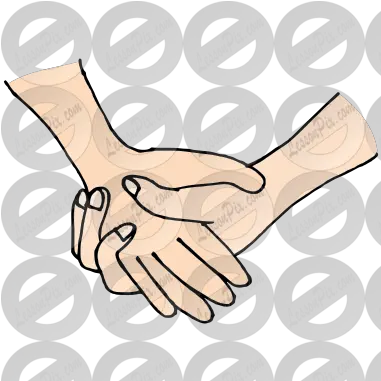 Hold Hands Picture For Classroom Therapy Use Great Hold Sign Language Png Holding Hands Png