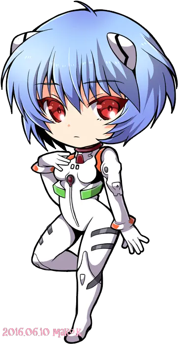 Ayanami Rei Neon Genesis Evangelion Drawn By Makokb Danbooru Rei Ayanami Chibi Png Rei Ayanami Png