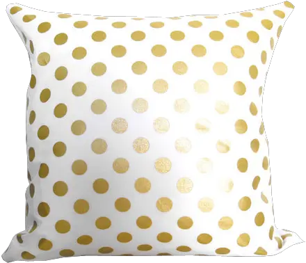 Metallic Gold Dots Pillow Cover Polka Dot Png Gold Dots Png
