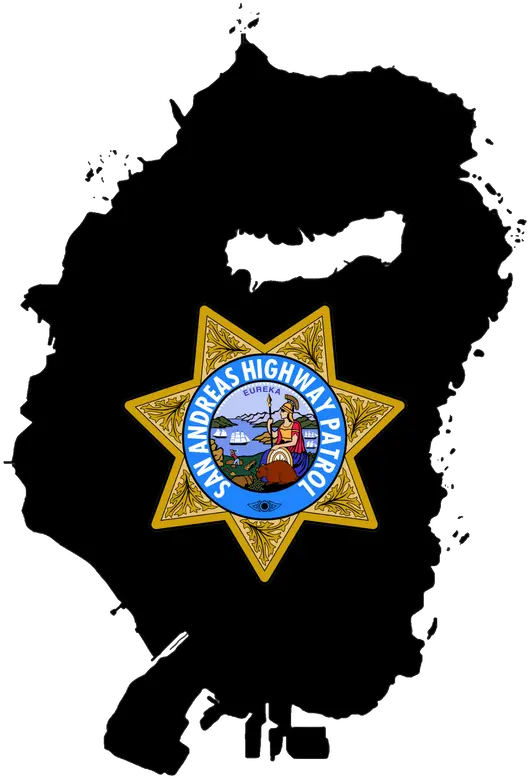 Sahp Department Of Law Enforcement Gta V Map Clean Png Fivem Logo