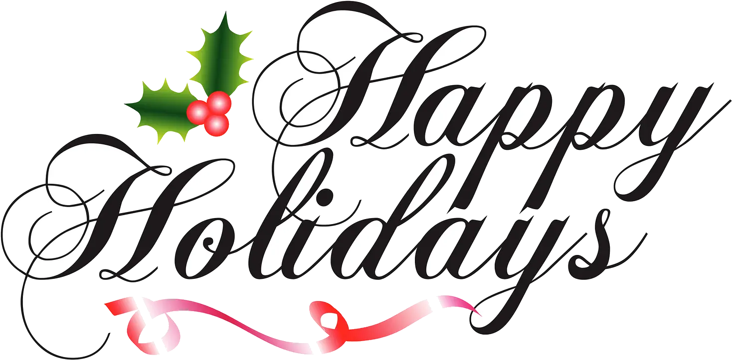 Happy Holidays Clipart Png Happy Holidays High Resolution Holiday Images Png