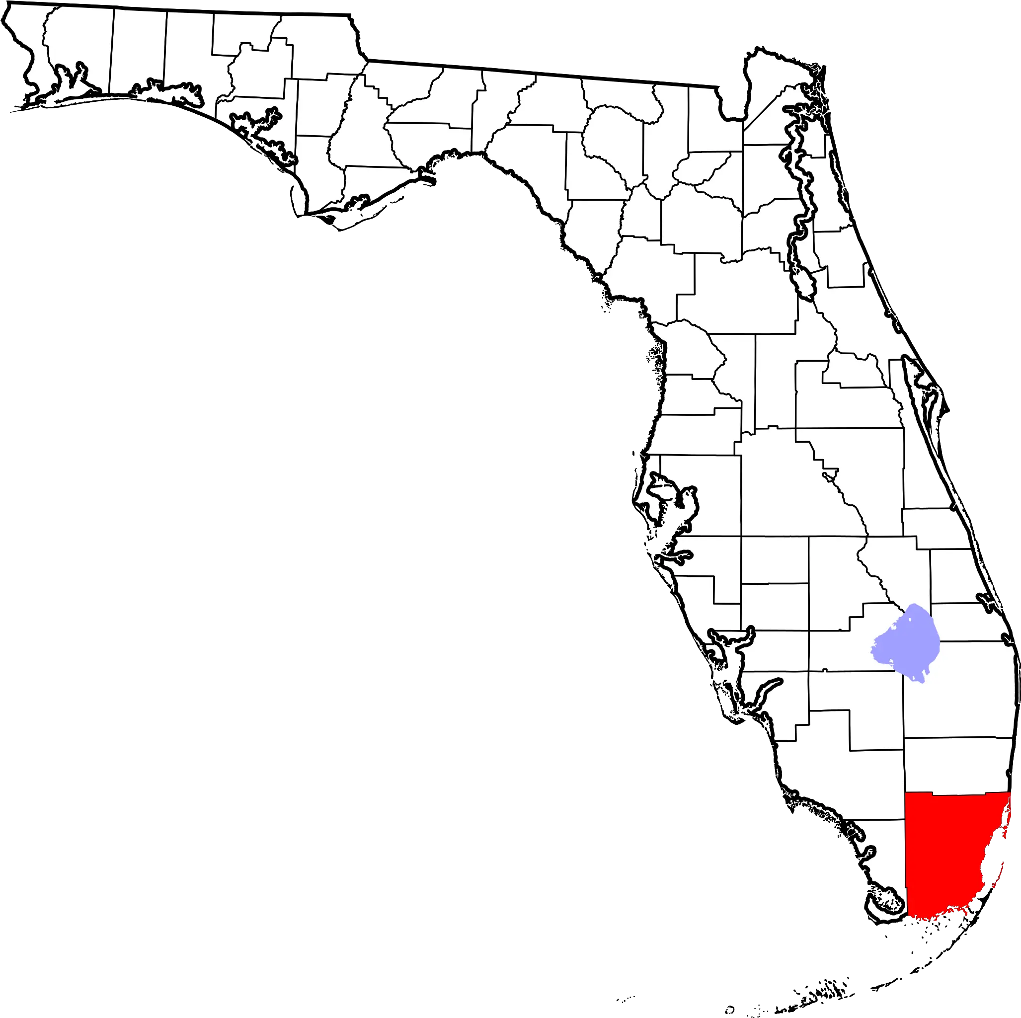 Miami Miami On Florida Map Png Florida Map Png