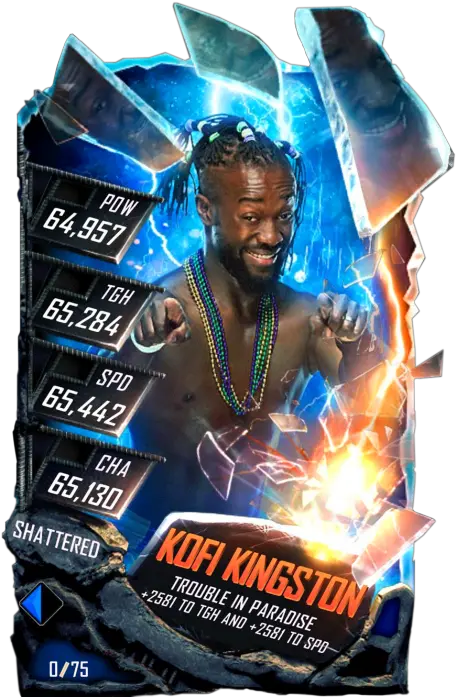 Kofi Kingston Png Kofikingston S5 24 Shattered Shattered Wwe Supercard Undertaker Png Jeff Hardy Png