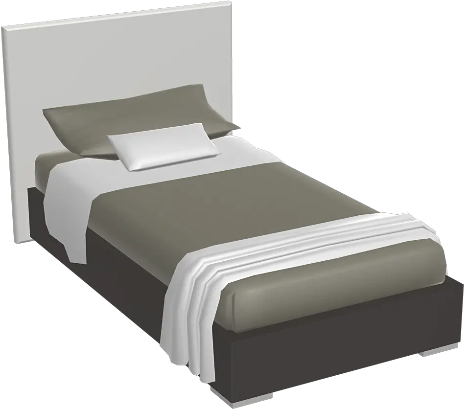 Single Bed Png 2 Image 3d Single Bed Free Bed Transparent Background