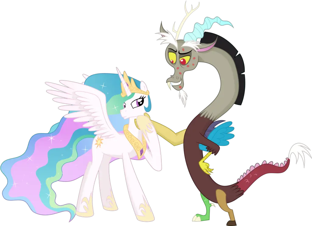 Discord Dislestia Female Kiss Mark Cartoon Kiss Mark Png Kiss Mark Png