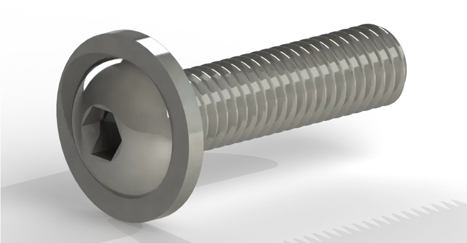 Lens Flange Screw M5x20 3d Cad Model Library Grabcad Pipe Png Screw Png