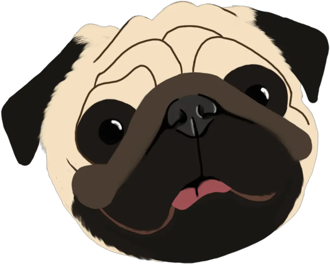 Browse Thousands Of Pug Images For Design Inspiration Dribbble Happy Png Pug Icon