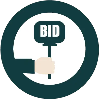 Auction Now Food Machinery Auctions Language Png Bid Icon