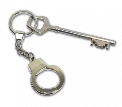 Handcuff Keyring Key For Handcuffs Png Handcuffs Transparent Background