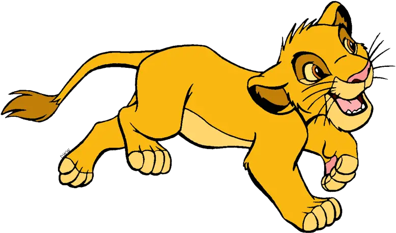 Library Of Young Simba Jpg Transparent Download Png Files Lion Cartoon White Background Simba Png