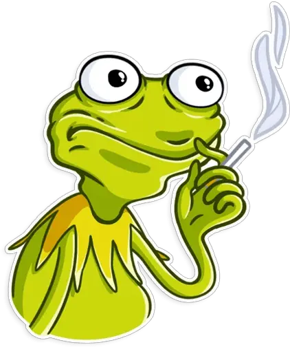 Sticker Telegram True Frog Clip Art Kermit The Frog Telegram Stickers Png Kermit The Frog Png