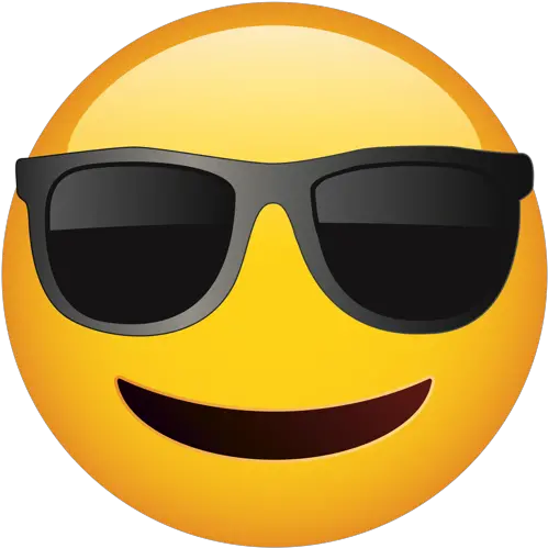 Smiling Face With Sunglasses Emoji Smiling Face With Sunglasses Png Sunglasses Emoji Transparent