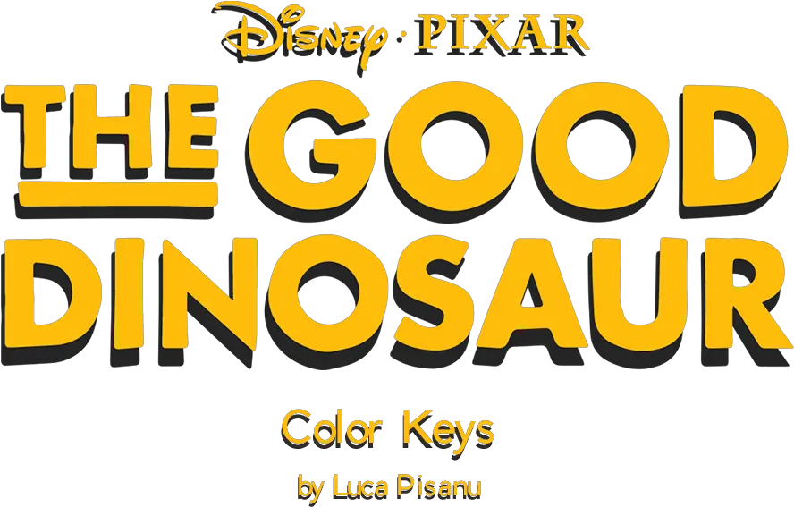 The Good Dinosaur Color Keys On Behance Good Dinosaur Logo Transparent Png Pixar Logo Png