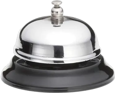 Desk Bell 3 14 Diameter Metal Transparent Desk Bell Png Bell Png