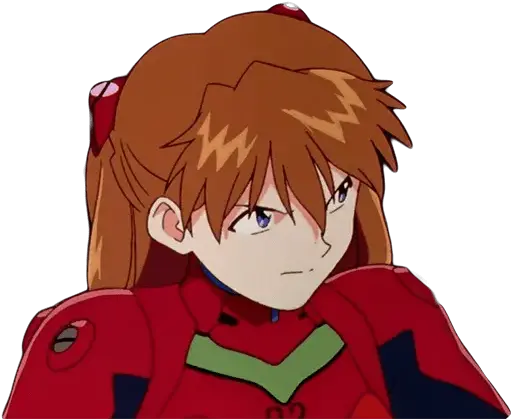 Asukau201d Stickers Set For Telegram Fictional Character Png Asuka Langley Icon