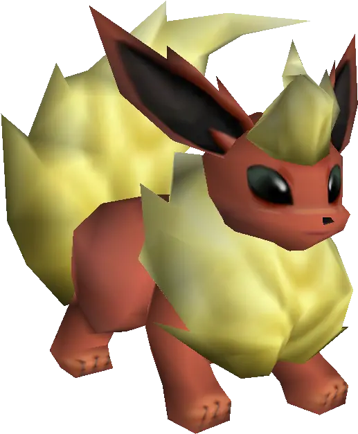 136 Flareon Pokemon Stadium Png Flareon Png