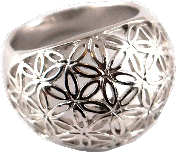 Flower Of Life Ring Titanium Ring Png Life Ring Png