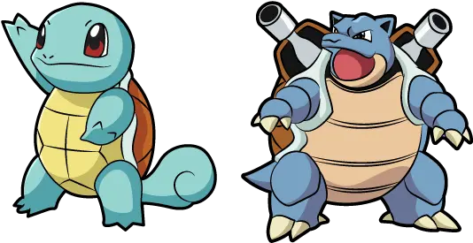 Pokemon Squirtle And Blastoise Cursor Squirtle And Blastoise Png Blastoise Png
