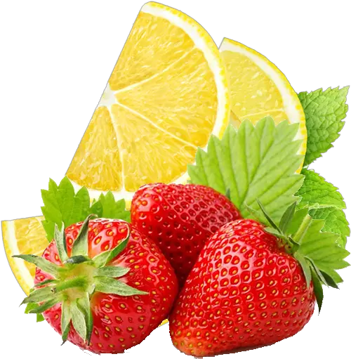 Strawberry Mint And Lemon Recipe Strawberry And Lime Png Mint Leaves Png