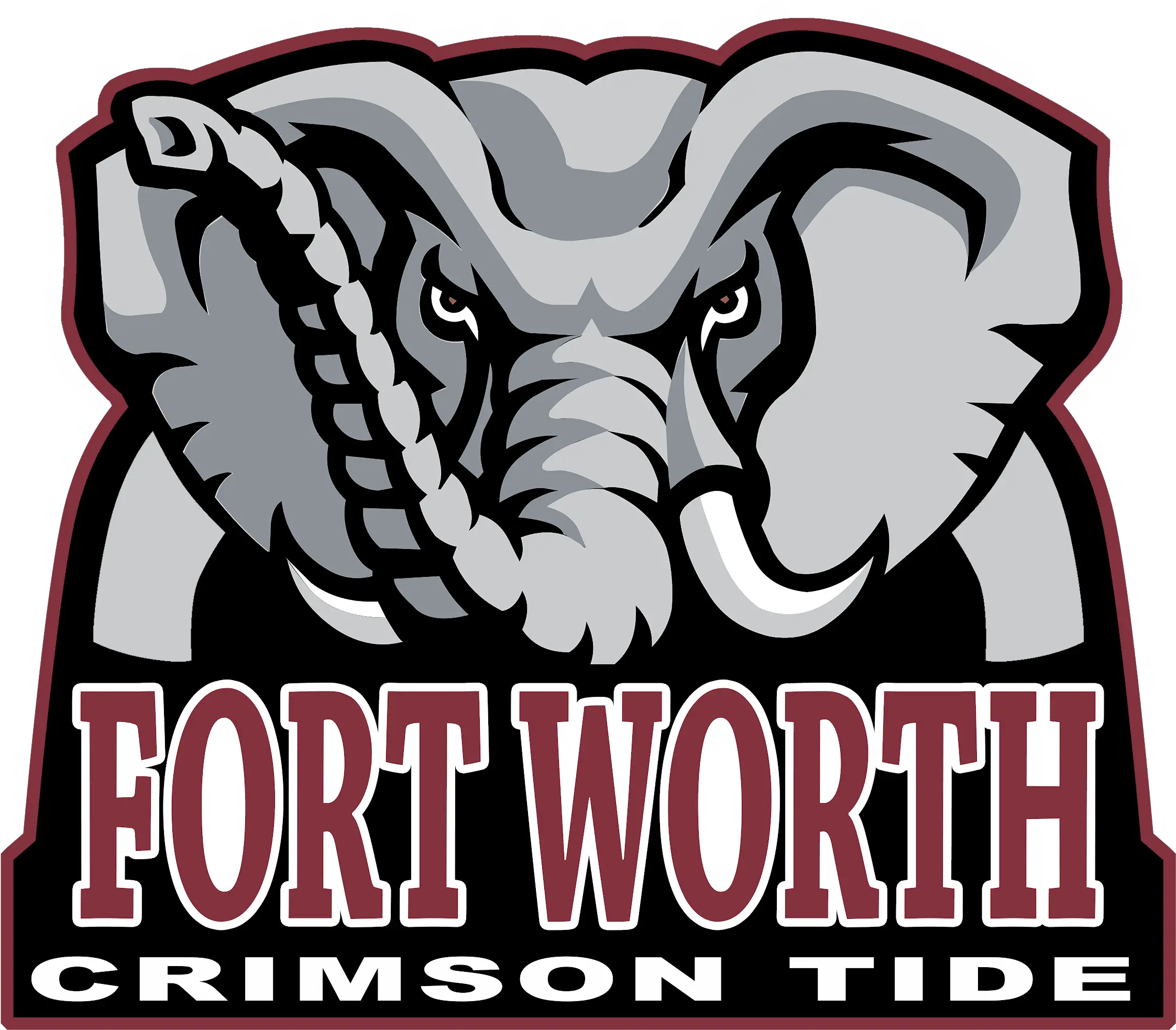 Select Youth Football Fort Worth Tx Alabama Crimson Tide Elephant Png Roll Tide Png