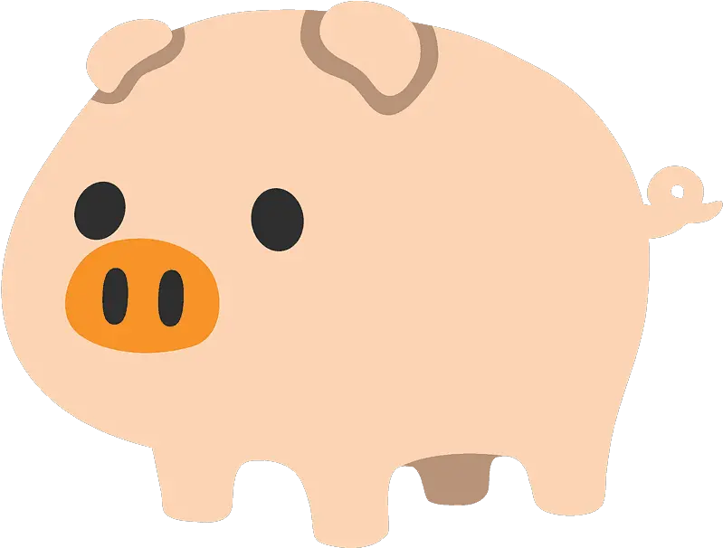 Pig Emoji Clipart Domestic Pig Png Pig Emoji Png