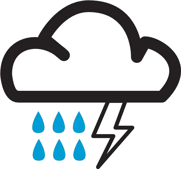 Rain And Thunder Storm Symbol Logo Download Logo Icon Rainy Weather Symbol Png Storm Icon Png