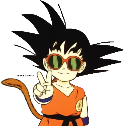 Kid Goku Cute Dragon Ball Z Goku Lunette Png Goku Transparent