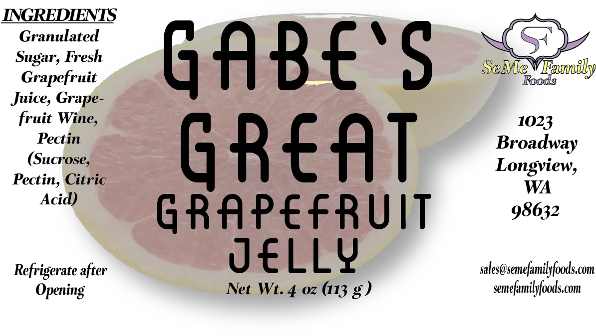 Gabes Great Grapefruit Jelly Semefamilyfoods Human Action Png Gabe The Dog Png