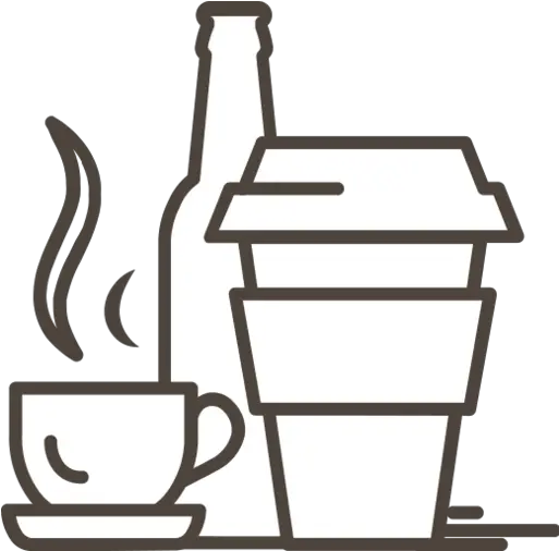 Drinks Coffe Cup Bottle Free Icon Iconiconscom Hot And Cold Coffee Icon Png Cup Line Icon