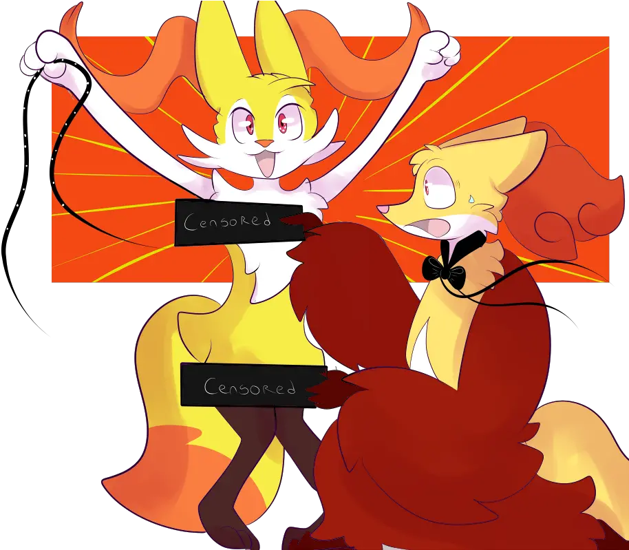 Braixen Png Censor Bars Censor Bar Png