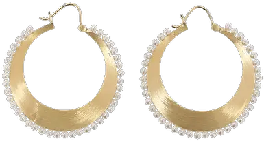 Akoya Pearl Hoop Earrings Solid Png Gucci Icon Earrings