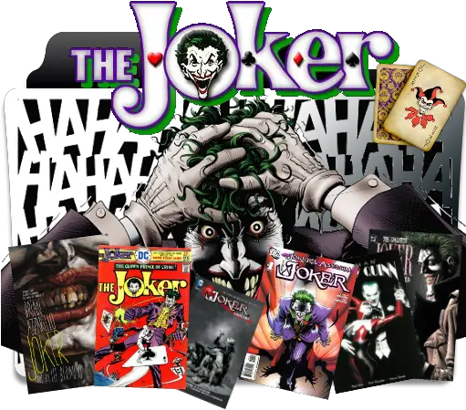 The Joker Comics Books Folder Icon By Mrtrashninja Joker Comics Png The Joker Icon