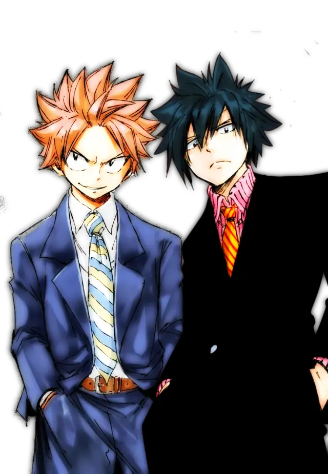 Fairy Tail Natsu Dragneel And Hiro Mashima Image Gray And Natsu Hiro Mashima Png Natsu Transparent