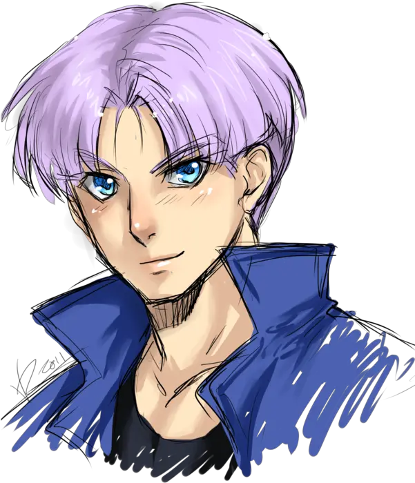 Download Hd Future Trunks By Kiwi San D4el2zp Dragon Ball Cartoon Png Future Trunks Png